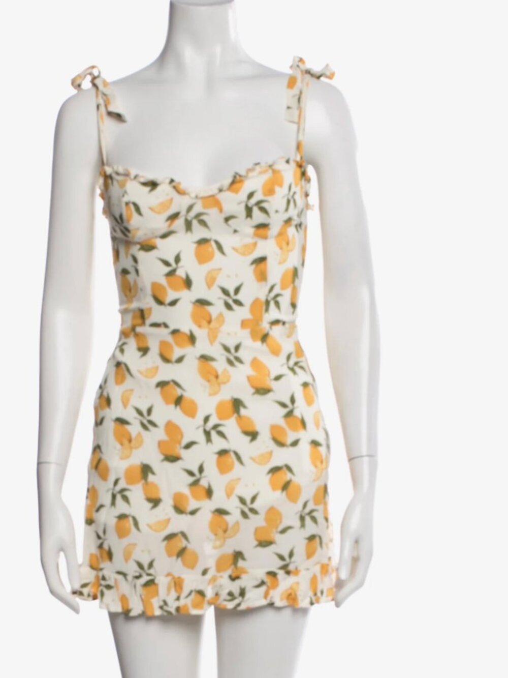 Reformation Lemon Print Mini Dress – SiZe 8